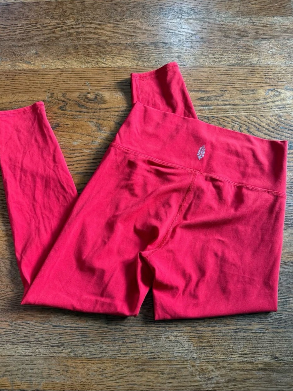 Free People magenta / Red High-Waist Leggings